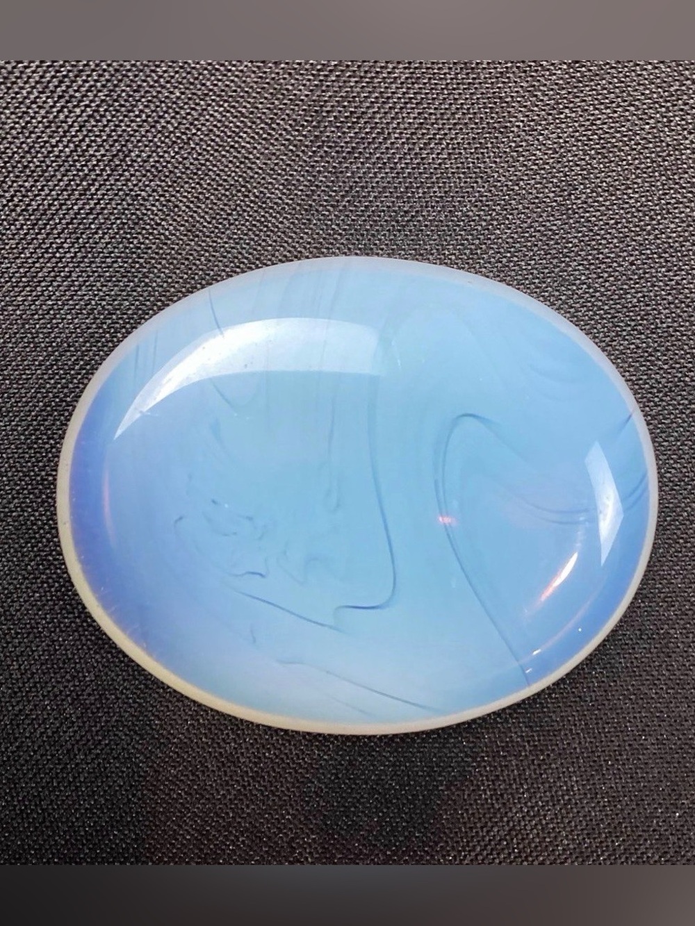 Opalite Glass Palm / Worry Stone